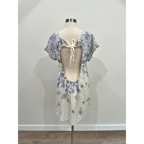 Free People | Pinwheel Oversized Floral Mini Dress Light Combo - Picture 7 of 16